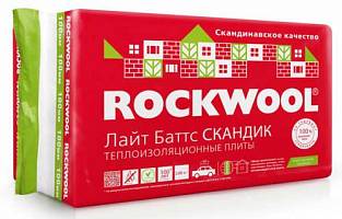 ROCKWOOL ЛАЙТ БАТТС СКАНДИК 800*600*100ММ*6ШТ